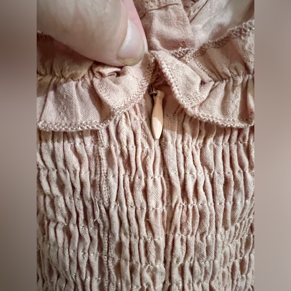 NWT Urban Outfitters Kiss The Sky Layla Pink Lace-Up Dress - Picture 5 of 6